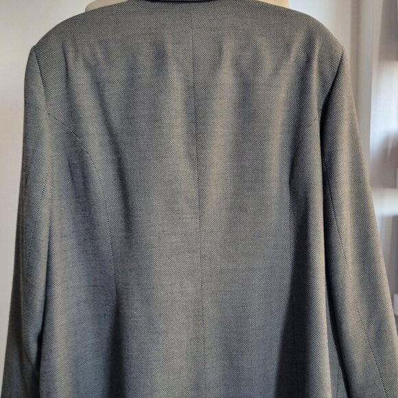 APOSTROPHE Gray Tweed Women’s Plus Size Jacket/Blazer (Size: 22W) - Picture 9 of 14